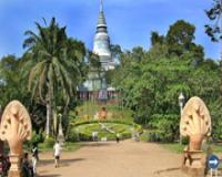 Wat Phnom in (Phnom Penh)